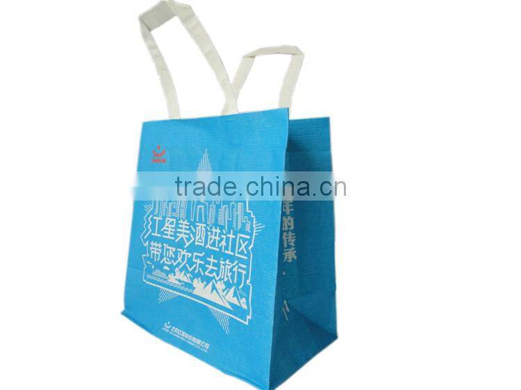 Factory made customer designed luxury paper shopping bag of kraft paper