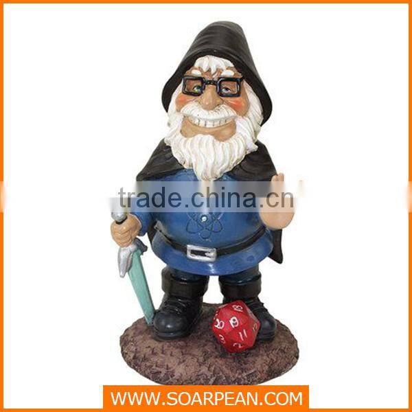 Beard-O the Geeky Garden Gnome Figurine Wholesale