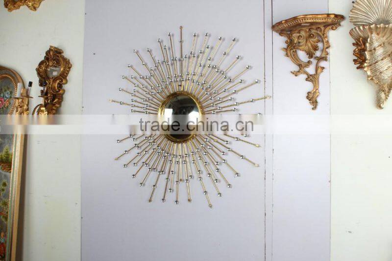 Antique Gold Starburst Wall mirror for home decor