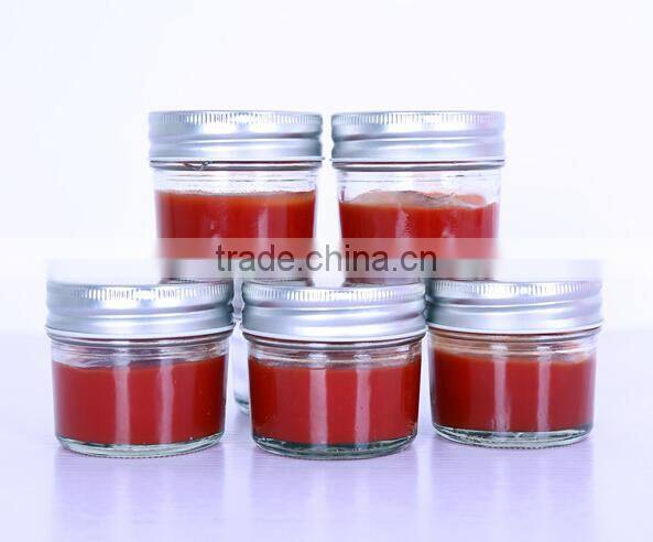 150ml 250ml super quality glass fruit jam jar