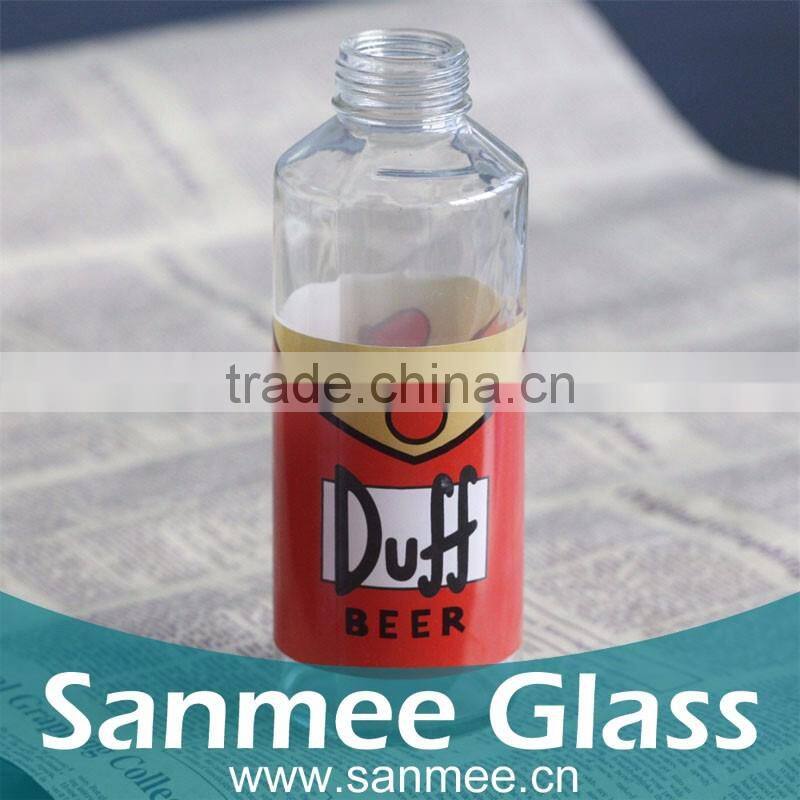 Manufacture Printed Glass Bottle Wholesale Beer Glass Bottle