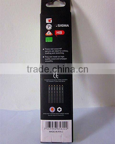 HB Graphite wood pencil with eraser