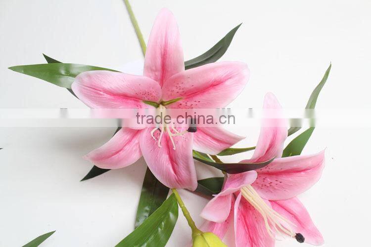 Best quality Artificial Lily Flowers Decorative Lily flowers for Decoration
