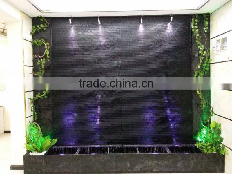 Shopping Mall Restaurant indoor Wall Fountain Decorative Waterfall