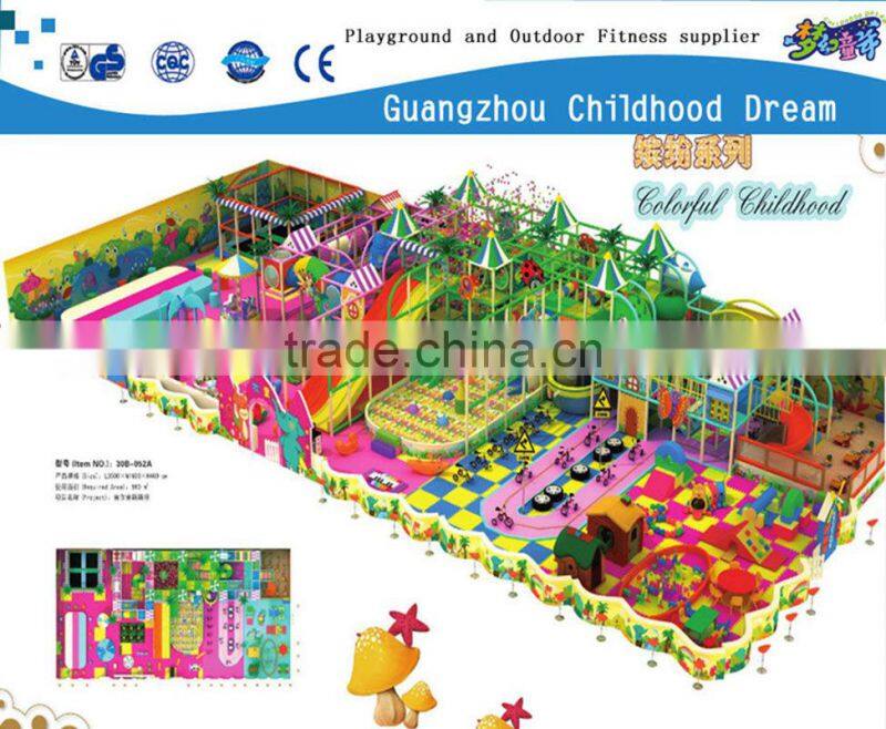 $39.00/Sq.m CHD-477 Children happiness indoor naughty castle wood indoor playground equipment