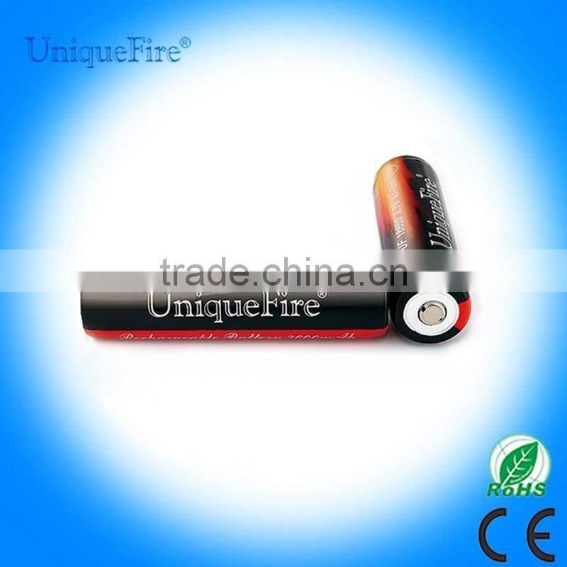 Uniquefire high star rechargeable 18650 3600mah battery case