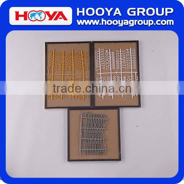 cheap but high quality letter board with white felt and white ps foam