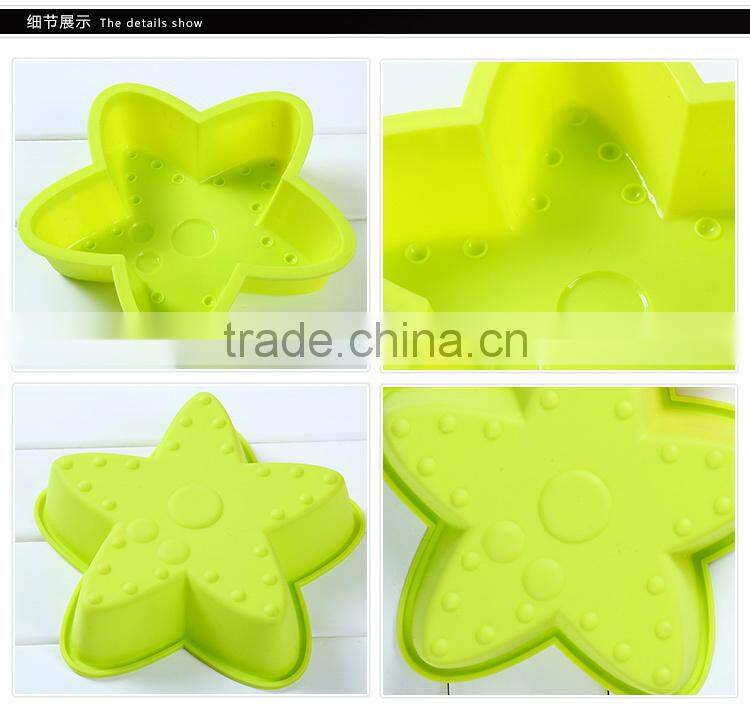 Baking Tools Silicone cup cake Mould Star Design Biscuits Mould