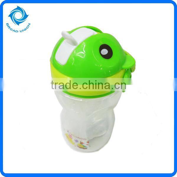Hot Plastic Child Water Bottle With Straw