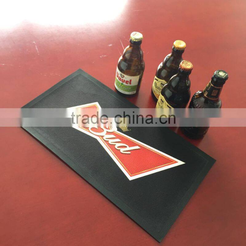 non woven fabric rubber bar mat custom printing
