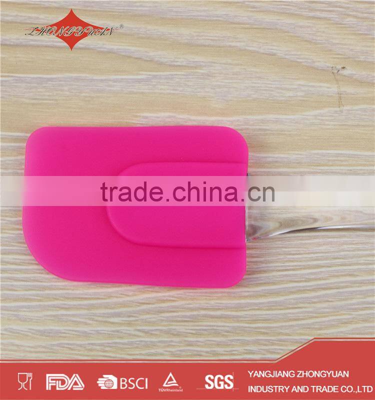 solid color silicone spatula for bakery tools