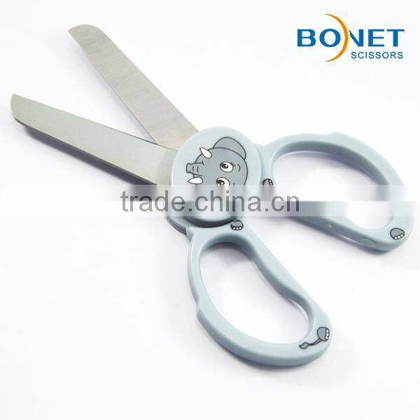 SSC0009 5" elephant pattern child animal scissors
