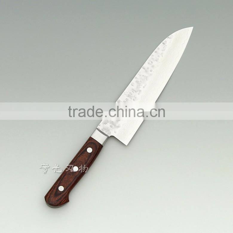 Damascus Kitchen knife Santoku Cutlery Japanese Chef Knives for wholesaler