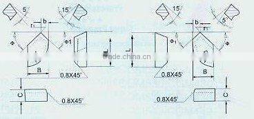 cemented carbide tipped welding cutting blade for cutter--CSA(1291)