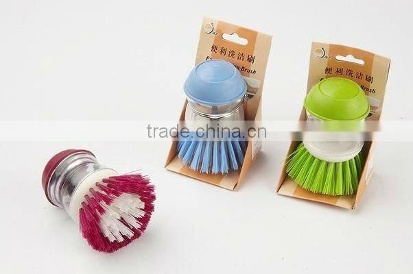 2014 plastic dish plate kitchen brush