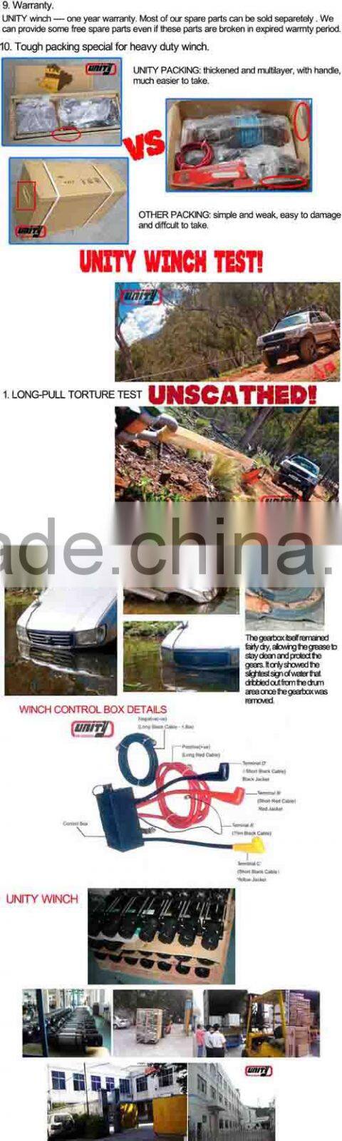 9500lbs CE approved Car wireless remote control mini 12v electric winch