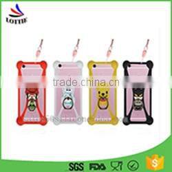 Hot sale 3d cartoon silicone phone case universal Silicone Phone Holder,Soft Silicon phone cases cover