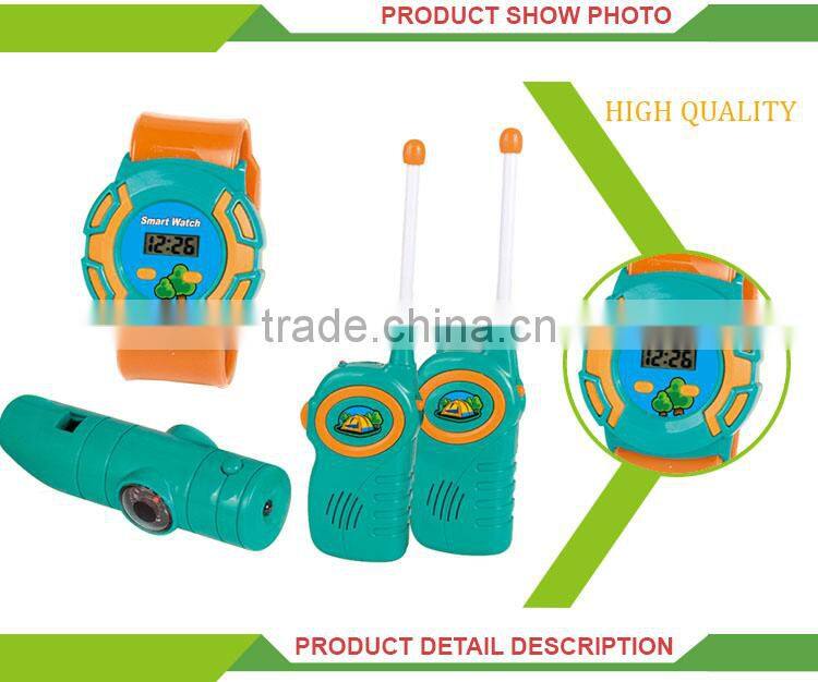 Newest children outdoor camping set plastic intercom phone toys