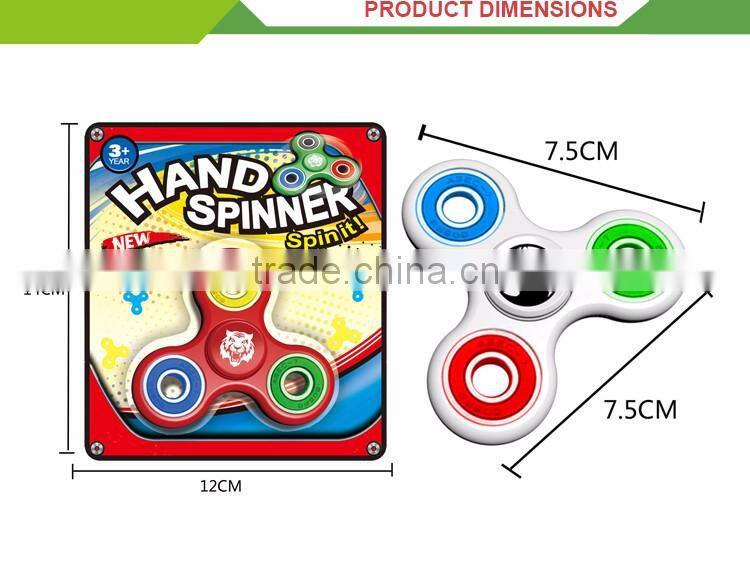 Best sale real color fingertip gyroscope toy bearing gear spinner