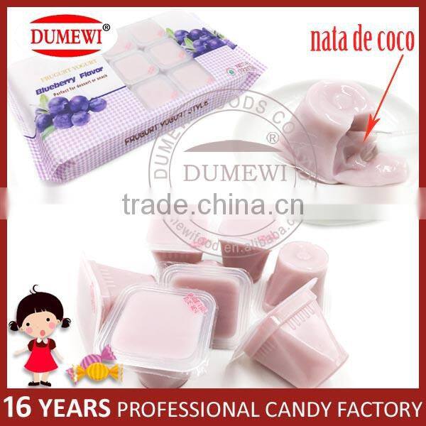 Fruit Yogurt Flavor Nata De Coco Jelly Pudding Cup