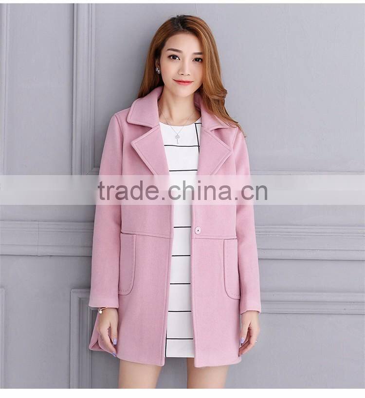Fashion design korean women coat, new ladies coat