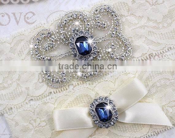 Nice sapphire octagon facets crystal fancy stone for jewelry/dress/shoes/bags/hats ornaments
