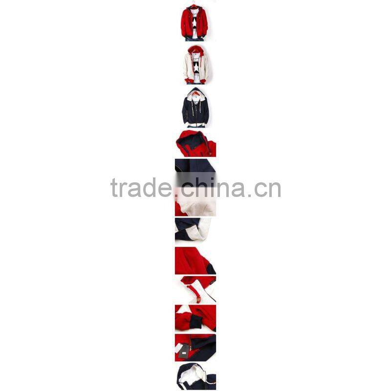 men thicken cardigan hoodies