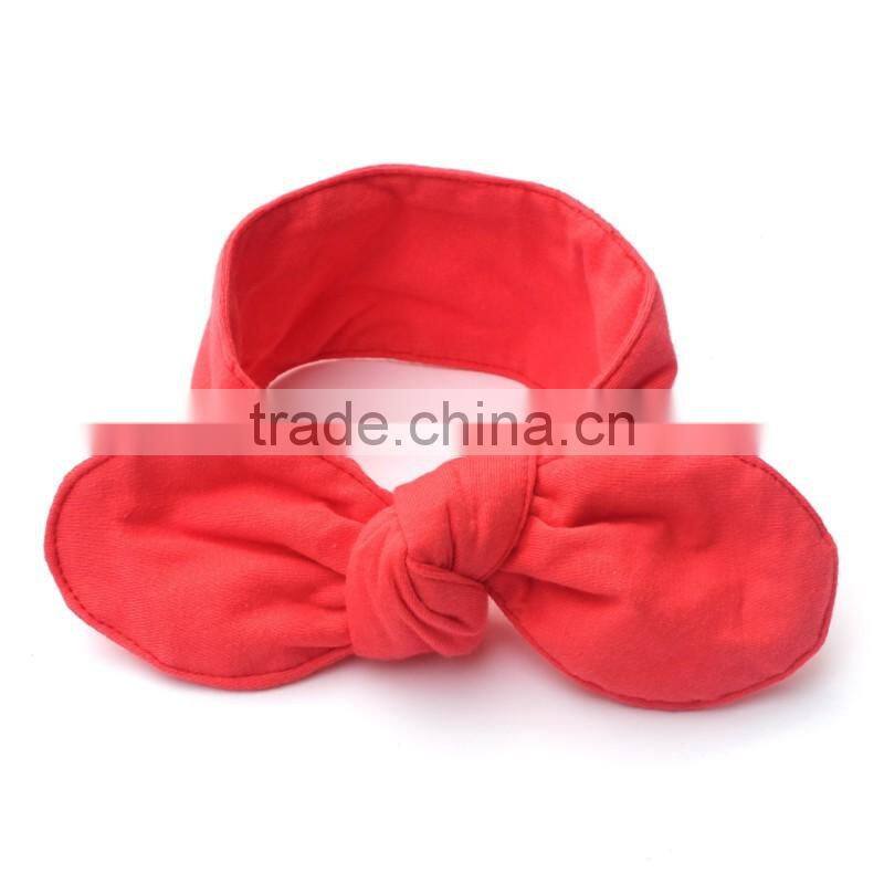 Girl Rabbit Headband Newborn Kids Cotton Elastic Hair Band Baby Top Headband