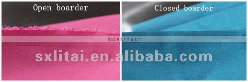 100% polyester fabric 130*76 140*86 57 "58"44"45"open/closed boarder