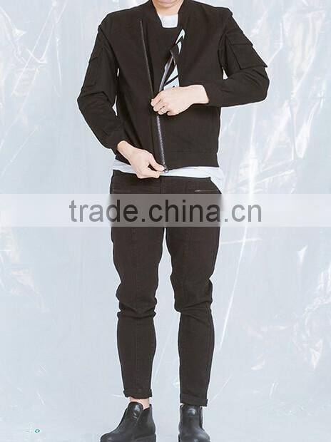 2016 autumn/winter basic mens bomber jacket wholesale winderbreaker sports jacket