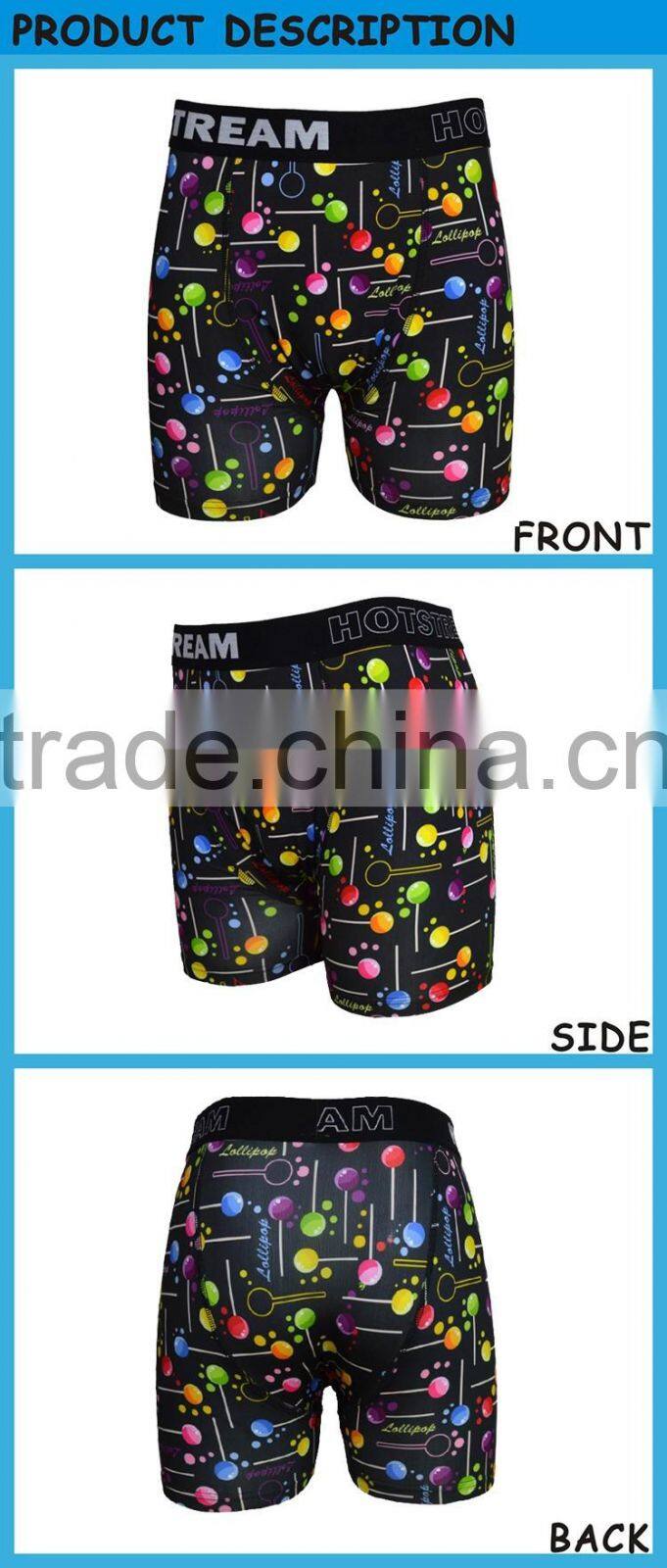 Men Boxer And Underwear Colorful Sublimation Printed