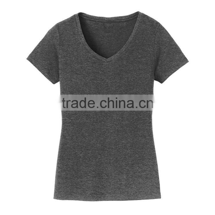 Wholesale printing stylish fancy design women sublimation blank t-shirt