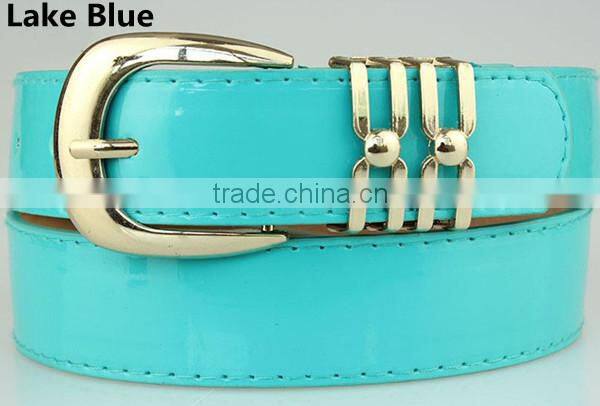 MOQ 1pc new arrival high quality with flat buckle design in alloy metal material safety leather belt buckle for women
