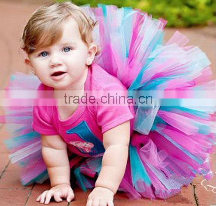 Wholease kids tutu skirts factory directly children tutu rainbow baby girls tutu skirt