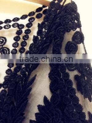 Summer Gouhua openwork lace blouse lace openwork short blouse female temperament lace blouse