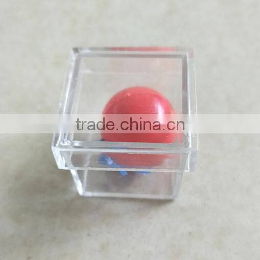 Magic Tricks Red Ball Through Clear Box Illusion Magic Prop Magician Trick Tool