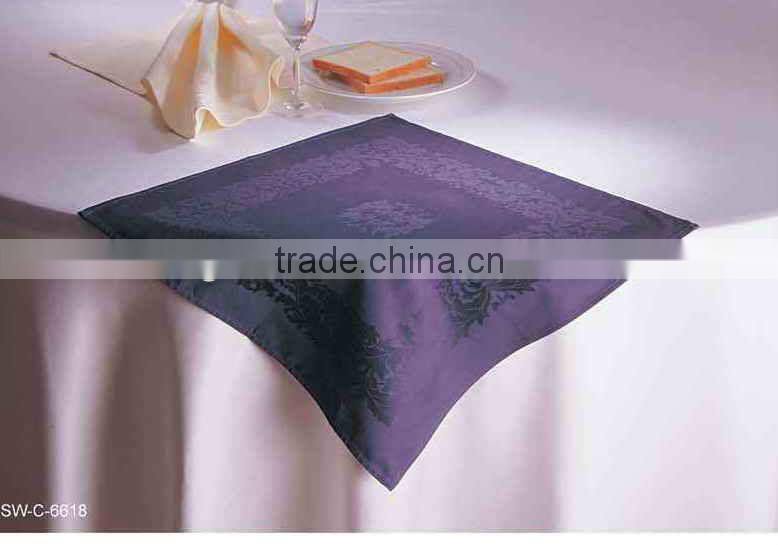 Table napkins, 100% polyester napkins, hotel napkins
