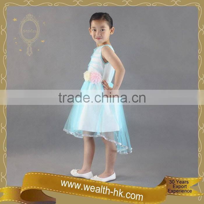 Aqua Cocktail New Year kids Girls Summer Dress