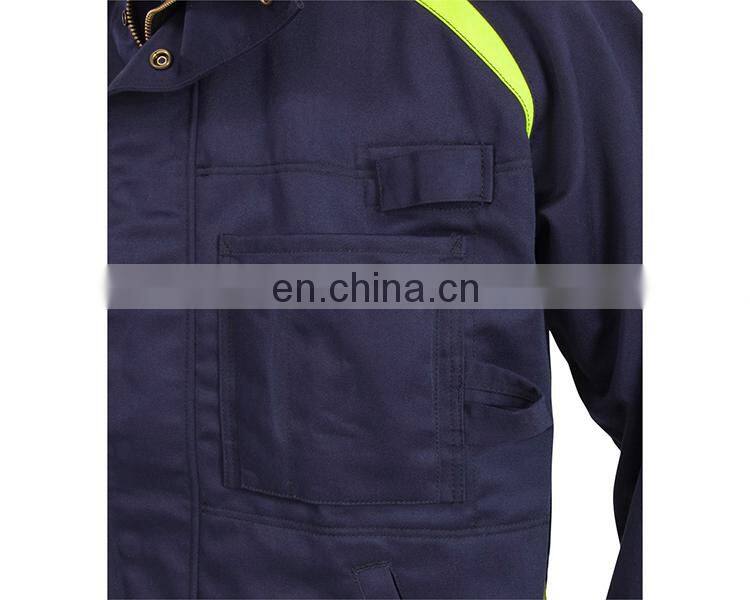 Arc flash protective flame resistant jacket suit in electrical shock proof flame retardant workwear clothing