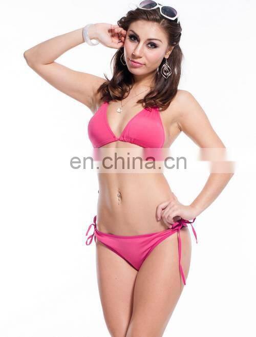 Pink fancy bikinis transparentes swimsuit wholesale