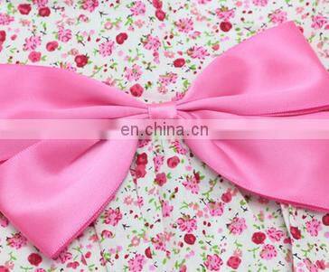 Fashion Beautiful Pink Blue Flower Bowknot Pet Puppy Apparel Small Dog Cat Clothes Wedding Dress Summer Dress S-XL