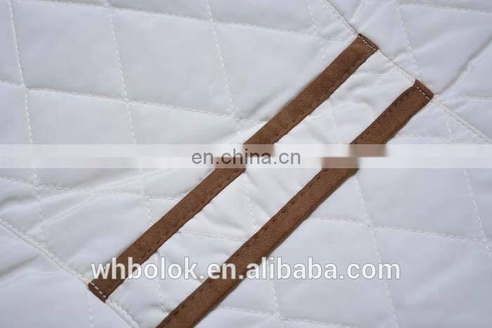 Custom made new style womens polyester cotton quilted winter waistcoat