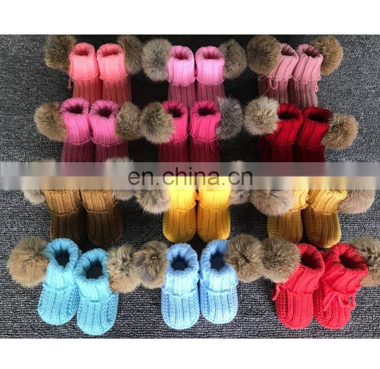 Sophisticated Technology Hand Knit Booties Knitted New Design Baby Crochet Tennis Shoes