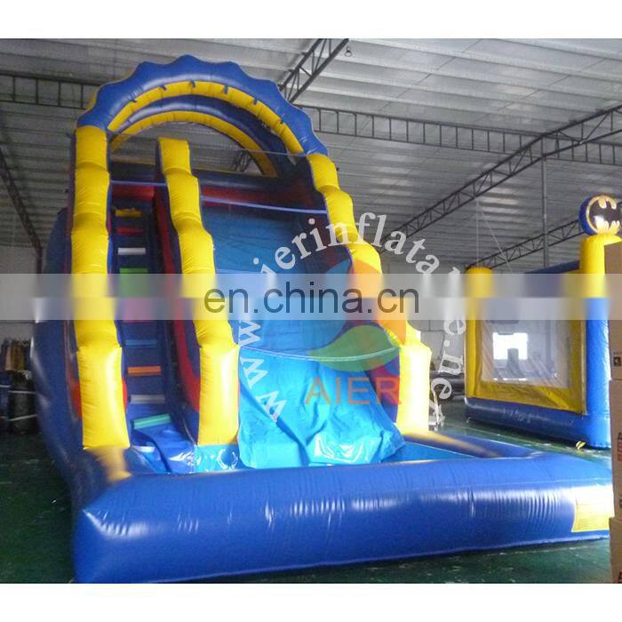 Colorful inflatable slide for sales,inflatable stair slide toys,bouncy castle with slide