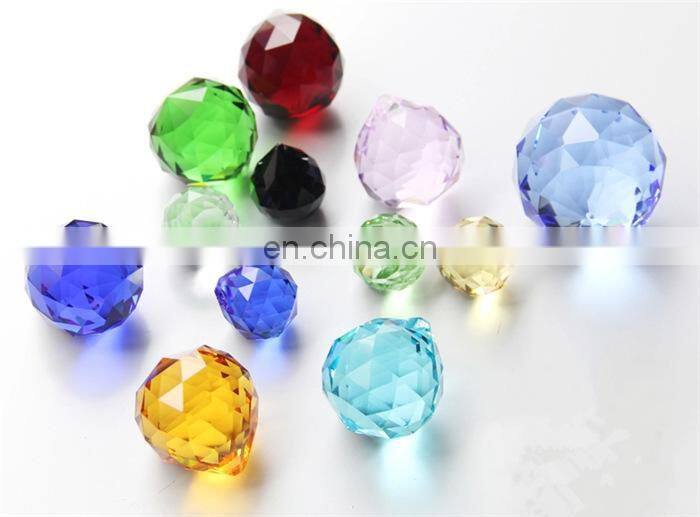Wholesale 30mm Bright Yellow Crystal Balls for Chandelier Lamp Accessories