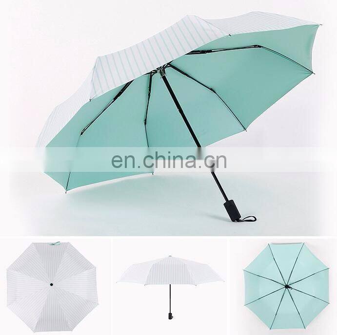 Quality Automatic Folding Rain Umbrella Women Anti-uv Protection Sunscreen Windproof Ultra-light Small Fresh Umbrellas