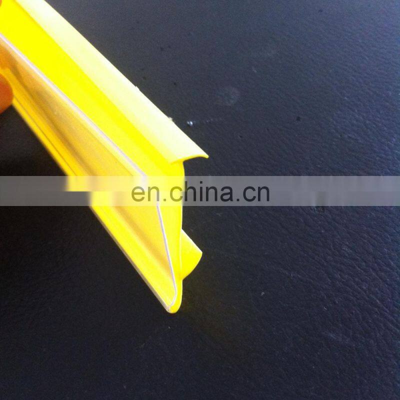 Plastic Data Strip Label Holder For Supermarket Shelves Price Display