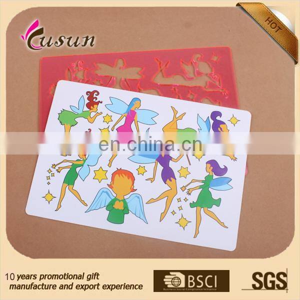Plastic painting stencil painting template