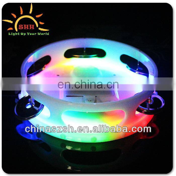 Flashing Glow Tambourines for Wholesale