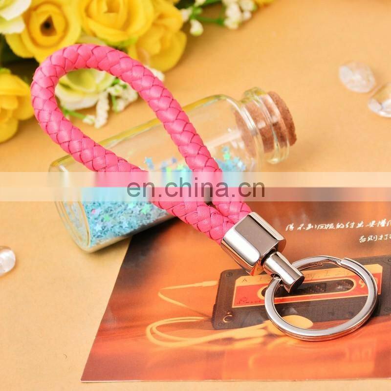 2016 Newest Style Simple Style High Quality Woven Rope Keychain